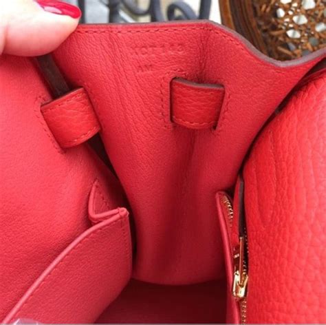 what does blind stamped on hermes handbag mean|hermes handbags stamp.